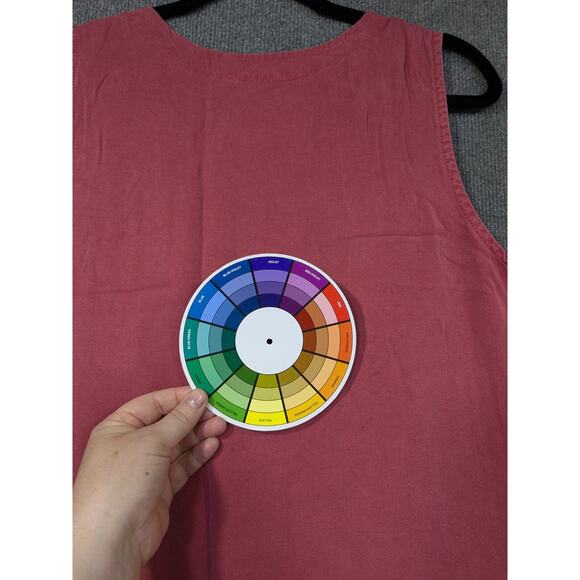 Focus USA Maxi Tank Dress Womens Large Slit Flowy Feminine Soft Dusty Dainty - Picture 8 of 13